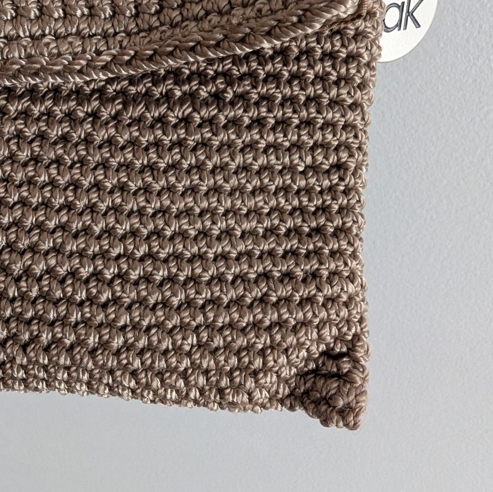 The Sak | Small Beige Crochet Crossbody Bag, with Front Flat - Picture 16 of 16